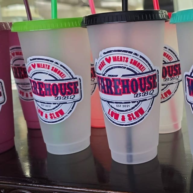 24 Oz Branded Souvenir Cup.